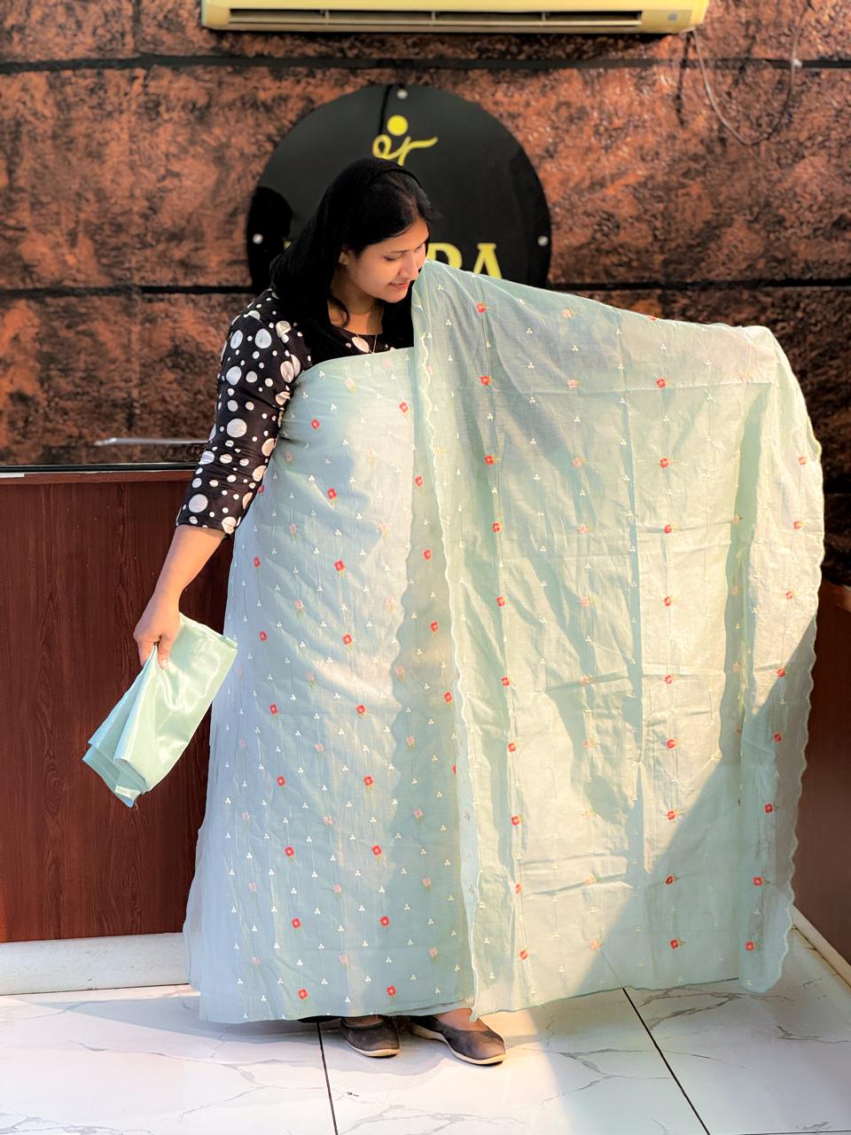 mulchanderi untiched salwar suit